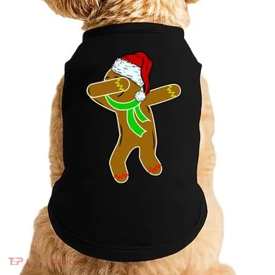 Dabbing Gingerbread Man Doggie Tank