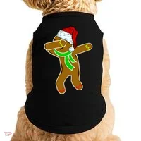 Dabbing Gingerbread Man Doggie Tank thumb 0