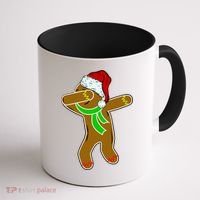Dabbing Gingerbread Man Coffee Mug thumb 1