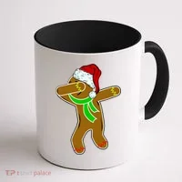 Dabbing Gingerbread Man Coffee Mug thumb 1