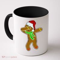 Dabbing Gingerbread Man Coffee Mug thumb 0