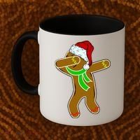 Dabbing Gingerbread Man Coffee Mug thumb 2