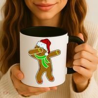 Dabbing Gingerbread Man Coffee Mug thumb 3