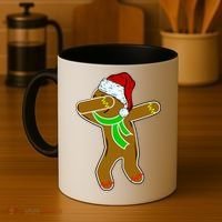 Dabbing Gingerbread Man Coffee Mug thumb 4