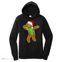 Dabbing Gingerbread Man Women's Hoodie thumb 0
