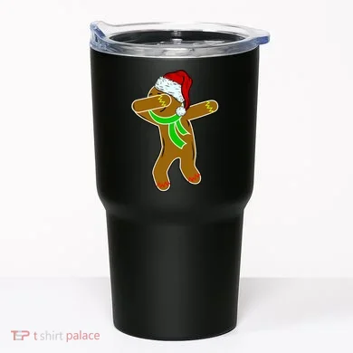 Dabbing Gingerbread Man Tumbler