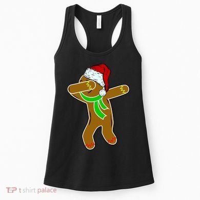 Dabbing Gingerbread Man Women's Tank Top