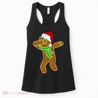 Dabbing Gingerbread Man Women's Tank Top thumb 0