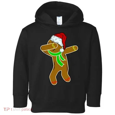 Dabbing Gingerbread Man Toddler Hoodie