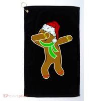 Dabbing Gingerbread Man Golf Towel thumb 0
