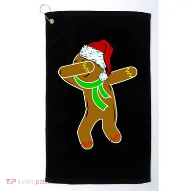 Dabbing Gingerbread Man Golf Towel