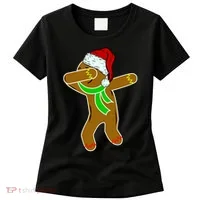 Dabbing Gingerbread Man Women's T-Shirt thumb 0