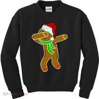 Dabbing Gingerbread Man Kids Sweatshirt thumb 0