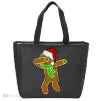 Dabbing Gingerbread Man Tote Bag thumb 0