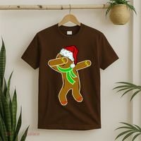 Dabbing Gingerbread Man T-Shirt thumb 2