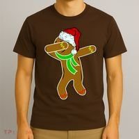 Dabbing Gingerbread Man T-Shirt thumb 3