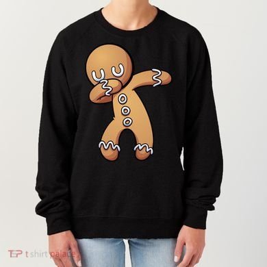 Dabbing Gingerbread Man Christmas  Women's Sweatshirt