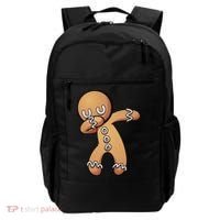 Dabbing Gingerbread Man Christmas  Backpack thumb 0