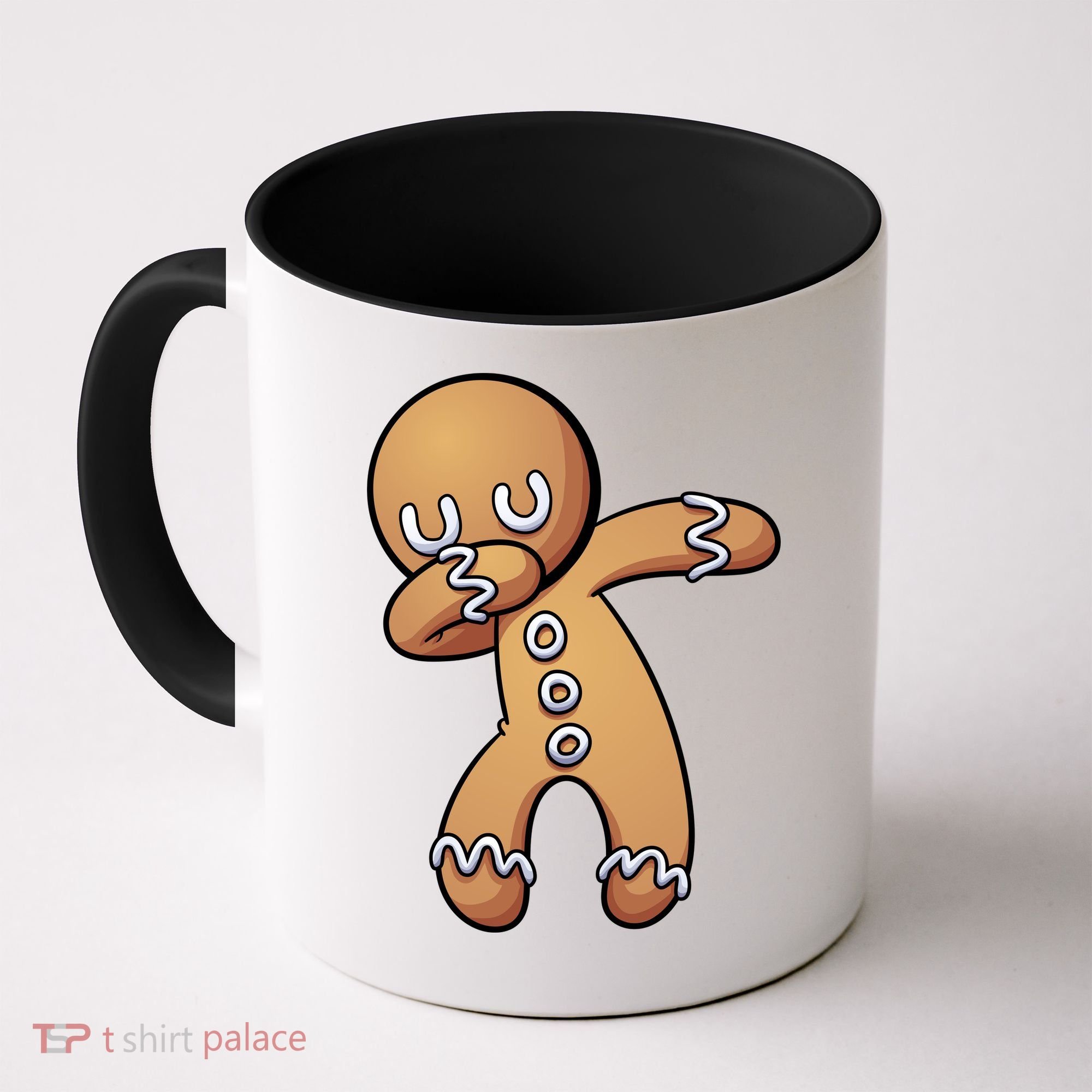 Dabbing Gingerbread Man Christmas  Coffee Mug