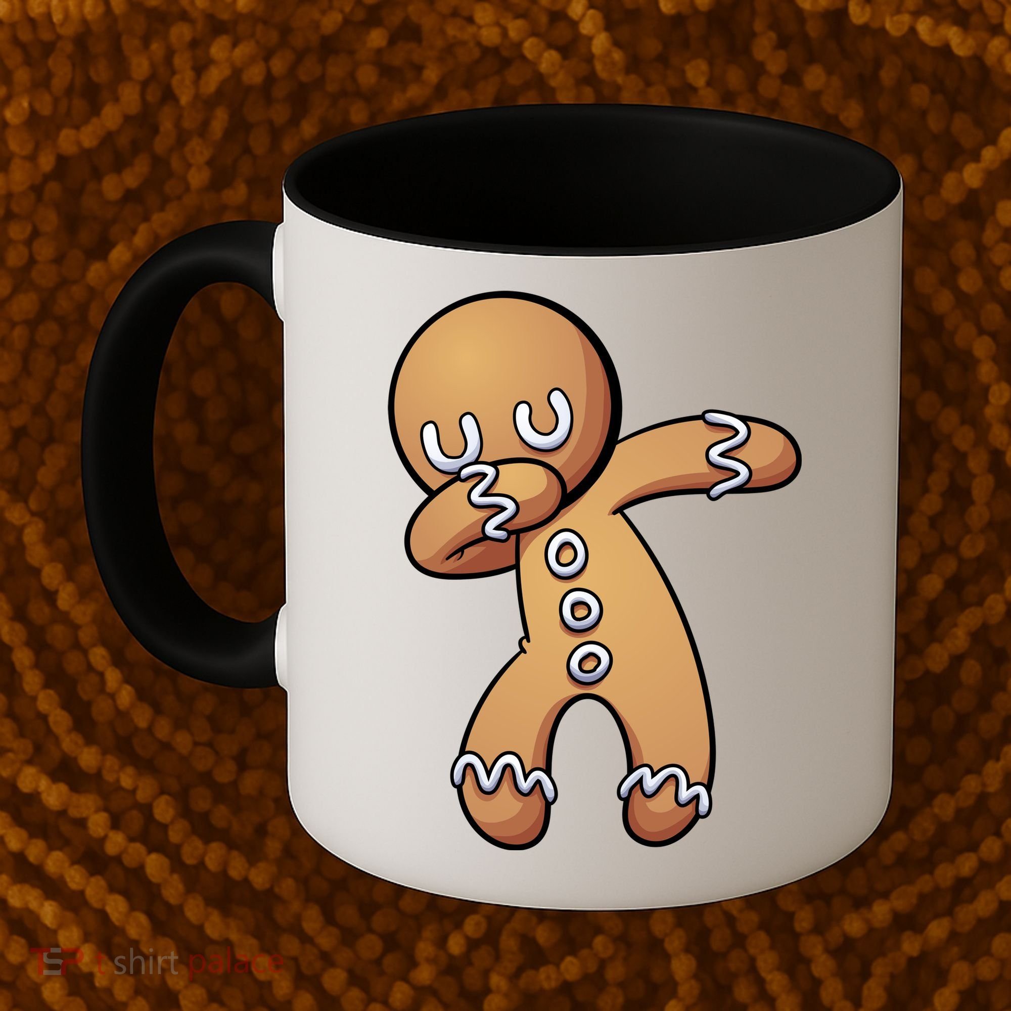 Dabbing Gingerbread Man Christmas  Coffee Mug