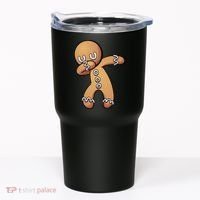 Dabbing Gingerbread Man Christmas  Tumbler thumb 0
