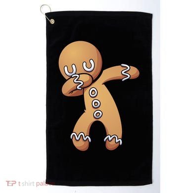 Dabbing Gingerbread Man Christmas  Golf Towel