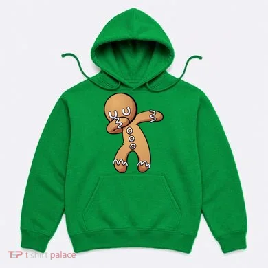 Dabbing Gingerbread Man Christmas  Hoodie
