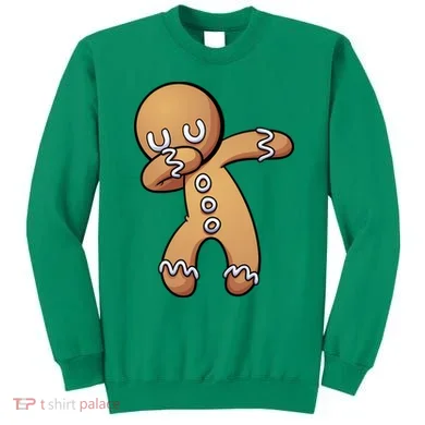 Dabbing Gingerbread Man Christmas  Sweatshirt
