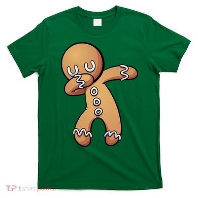 Dabbing Gingerbread Man Christmas  T-Shirt