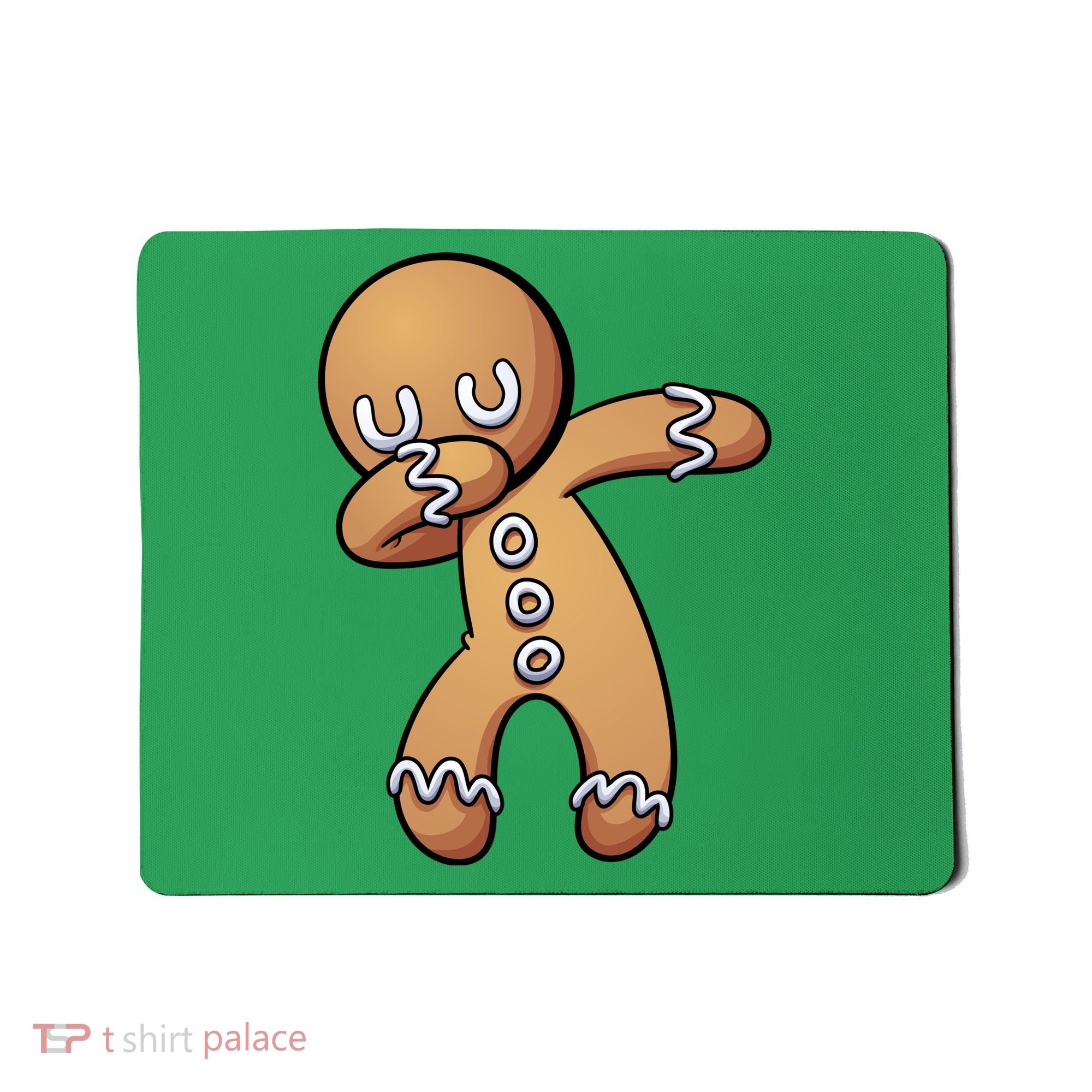 Dabbing Gingerbread Man Christmas  Mousepad