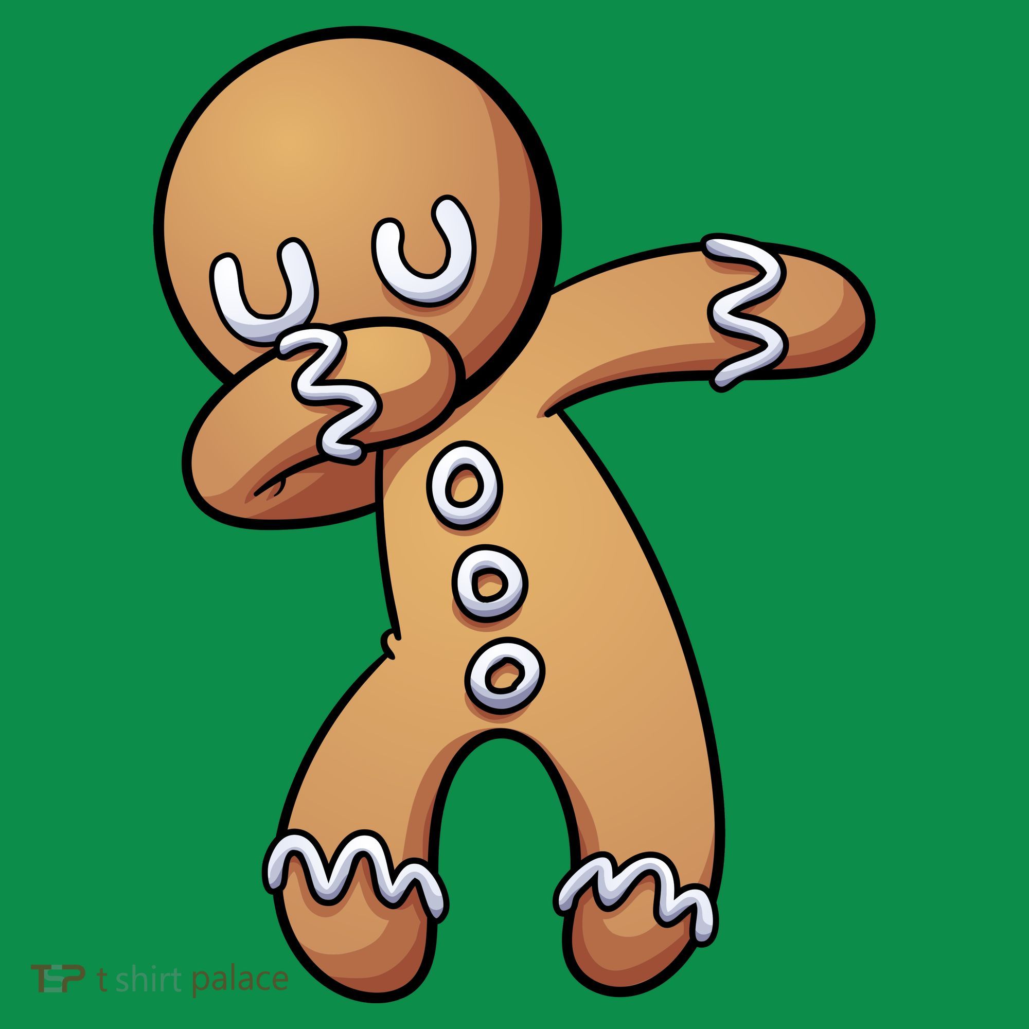 Dabbing Gingerbread Man Christmas  Mousepad