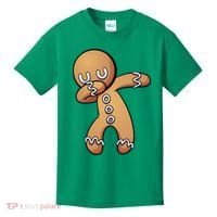 Dabbing Gingerbread Man Christmas  Kids T-Shirt thumb 0