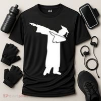 Dabbing Graduate Funny Graduation Cooling Performance Crew T-Shirt thumb 3