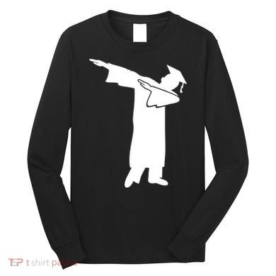 Dabbing Graduate Funny Graduation Long Sleeve Shirt