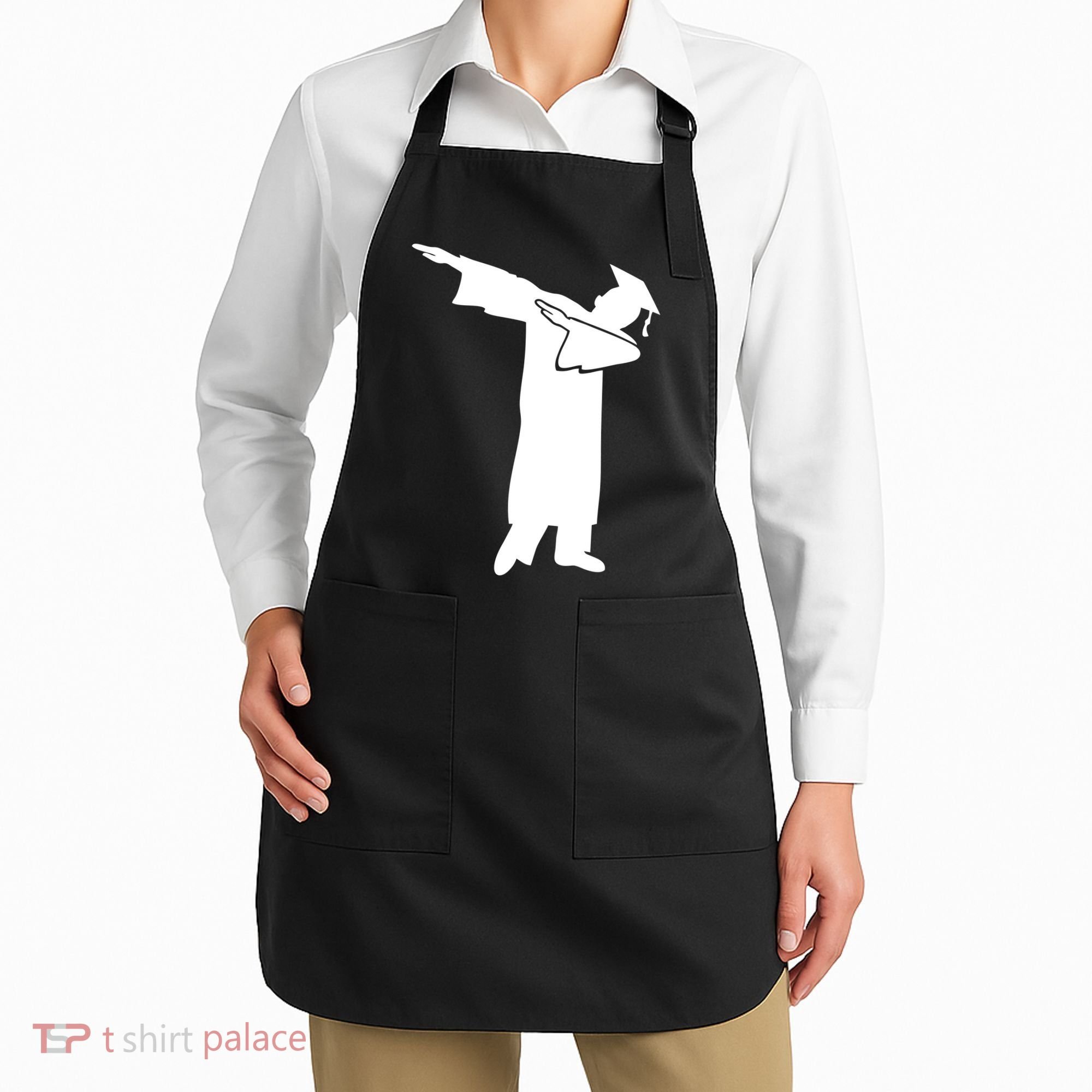 Dabbing Graduate Funny Graduation Apron