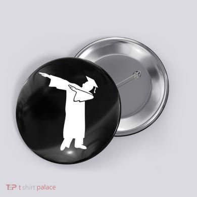Dabbing Graduate Funny Graduation Button
