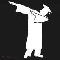 Dabbing Graduate Funny Graduation Coaster thumb 2