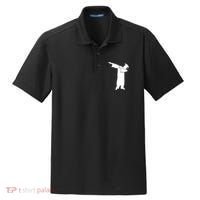 Dabbing Graduate Funny Graduation Dry Zone Grid Polo thumb 0
