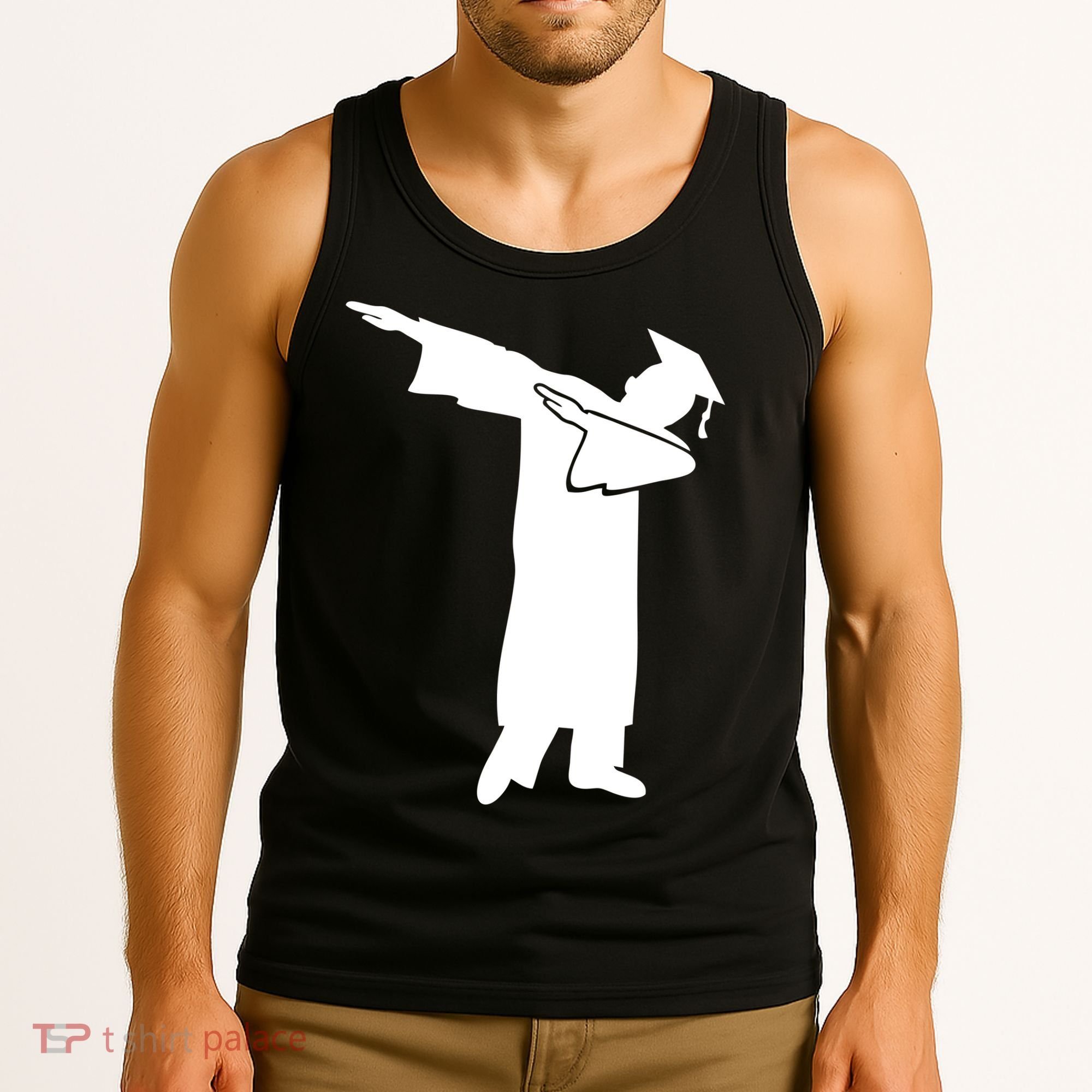 Dabbing Graduate Funny Graduation Tank Top