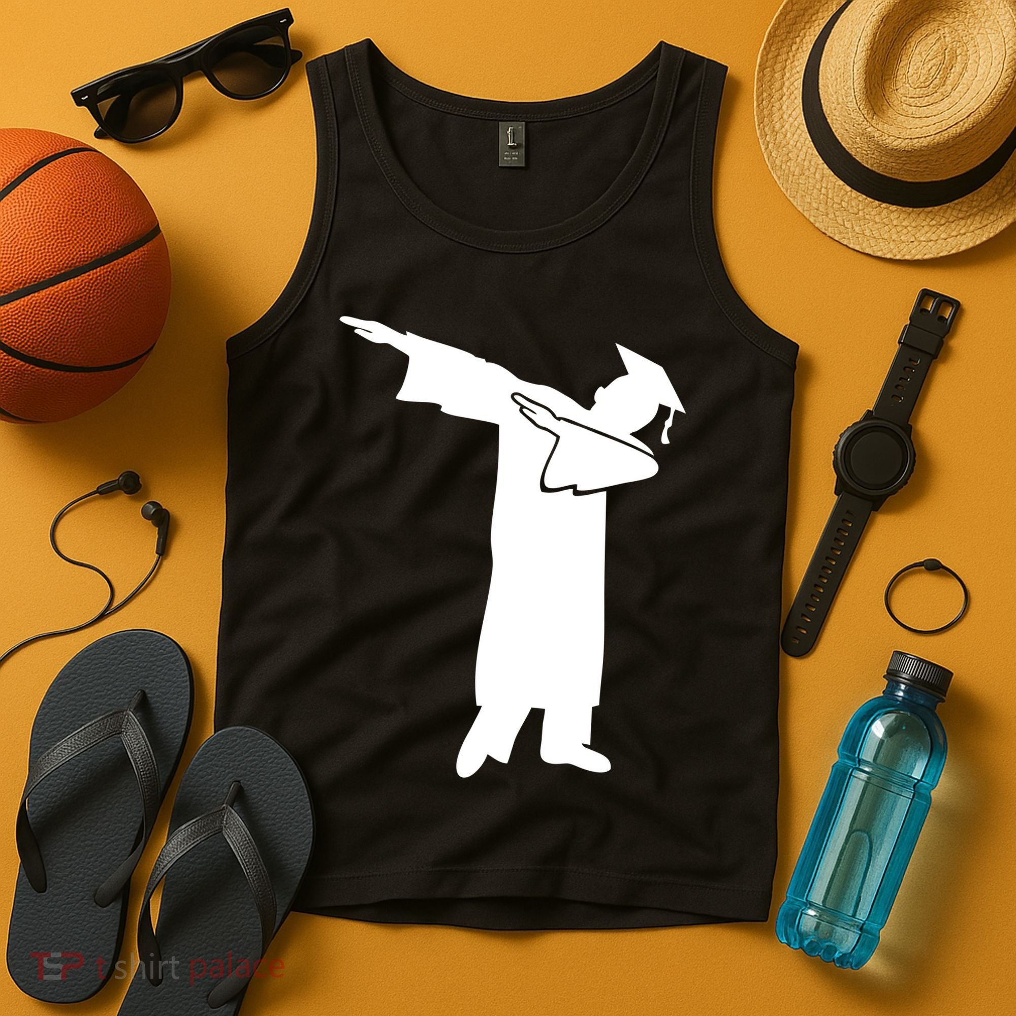 Dabbing Graduate Funny Graduation Tank Top