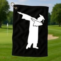 Dabbing Graduate Funny Graduation Golf Towel thumb 1