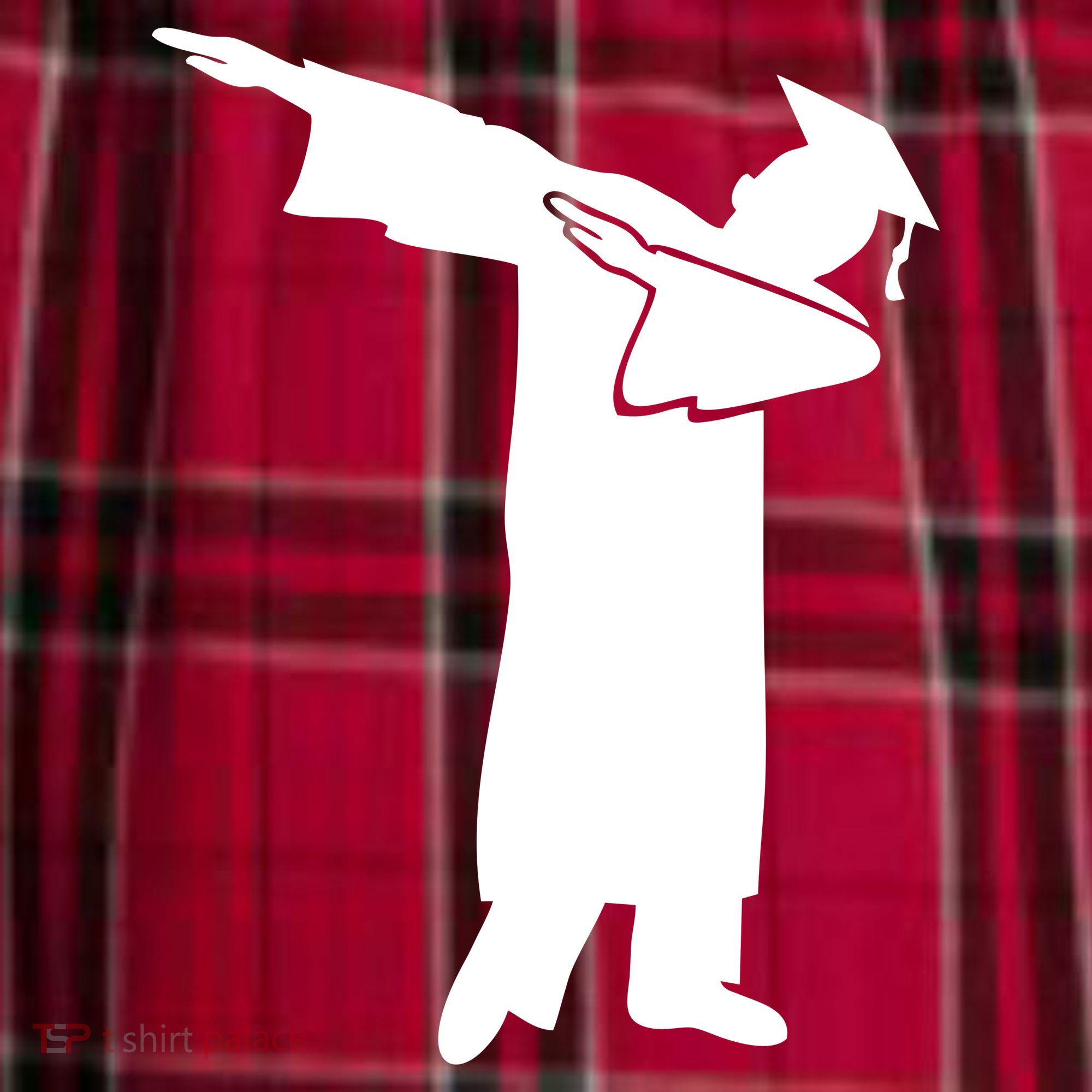 Dabbing Graduate Funny Graduation Women's Flannel Plaid Pajama Pants