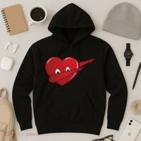 Dabbing Heart Hoodie thumb 3