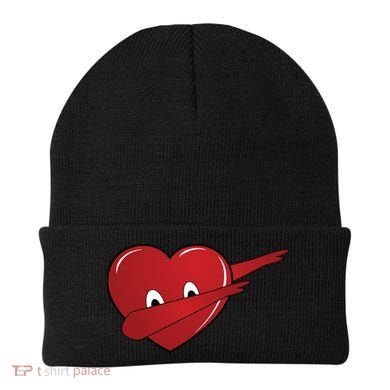 Dabbing Heart Beanie
