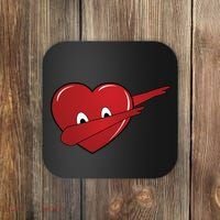 Dabbing Heart Coaster thumb 0