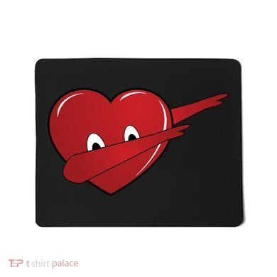 Dabbing Heart Mousepad