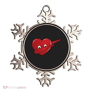 Dabbing Heart Ornament