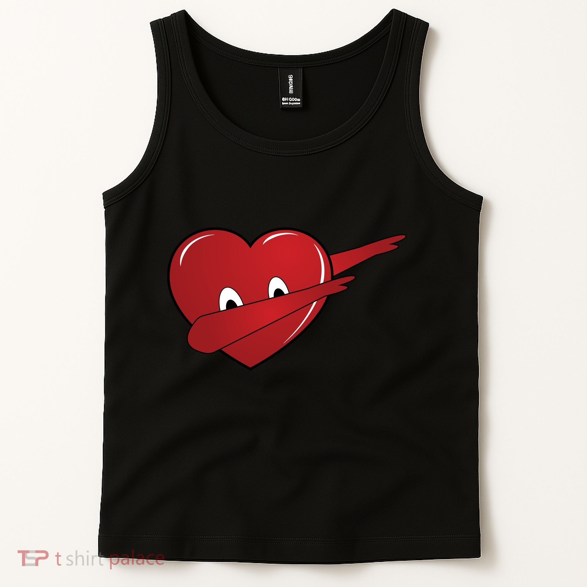 Dabbing Heart Tank Top