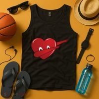 Dabbing Heart Tank Top thumb 4