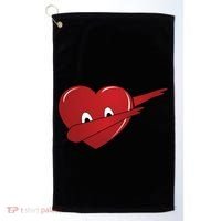 Dabbing Heart Golf Towel thumb 0